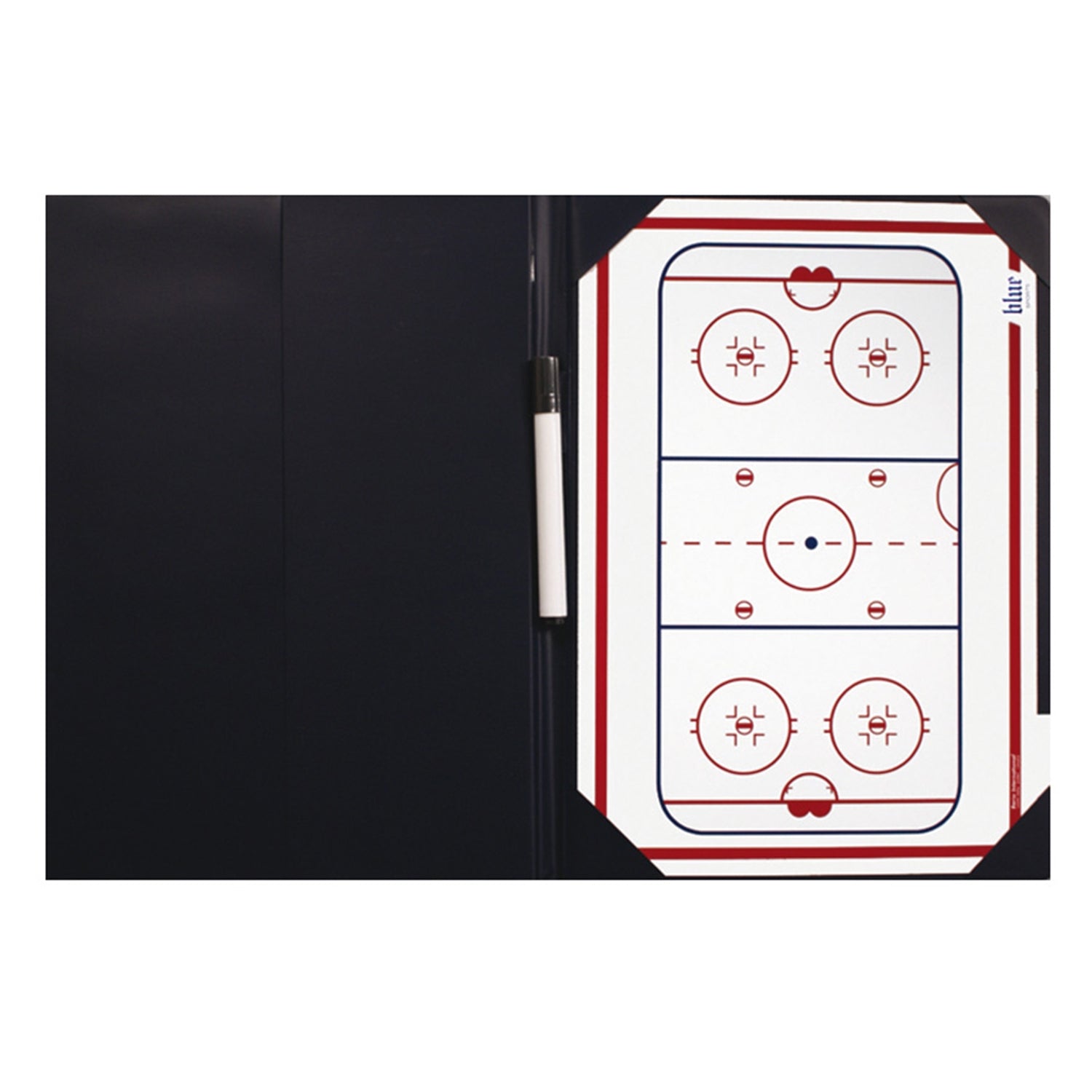 Blue Sports Taktik Tafel, Taktikmape DIN A4 Eishockey